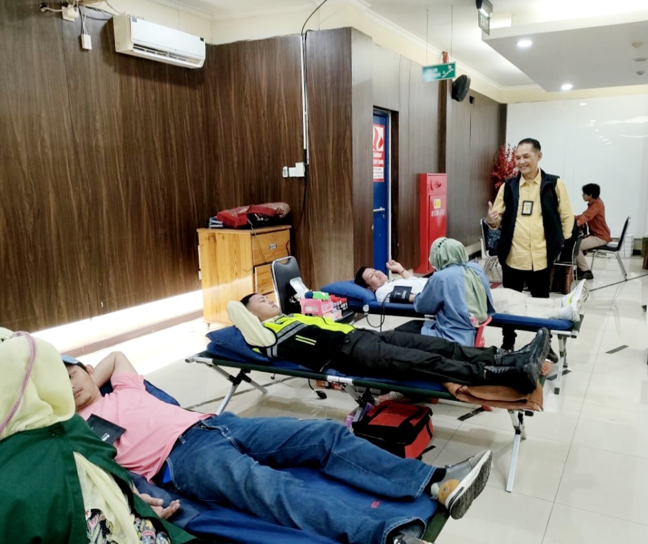 Peserta Pendonor darah Karyawan TPK Koja